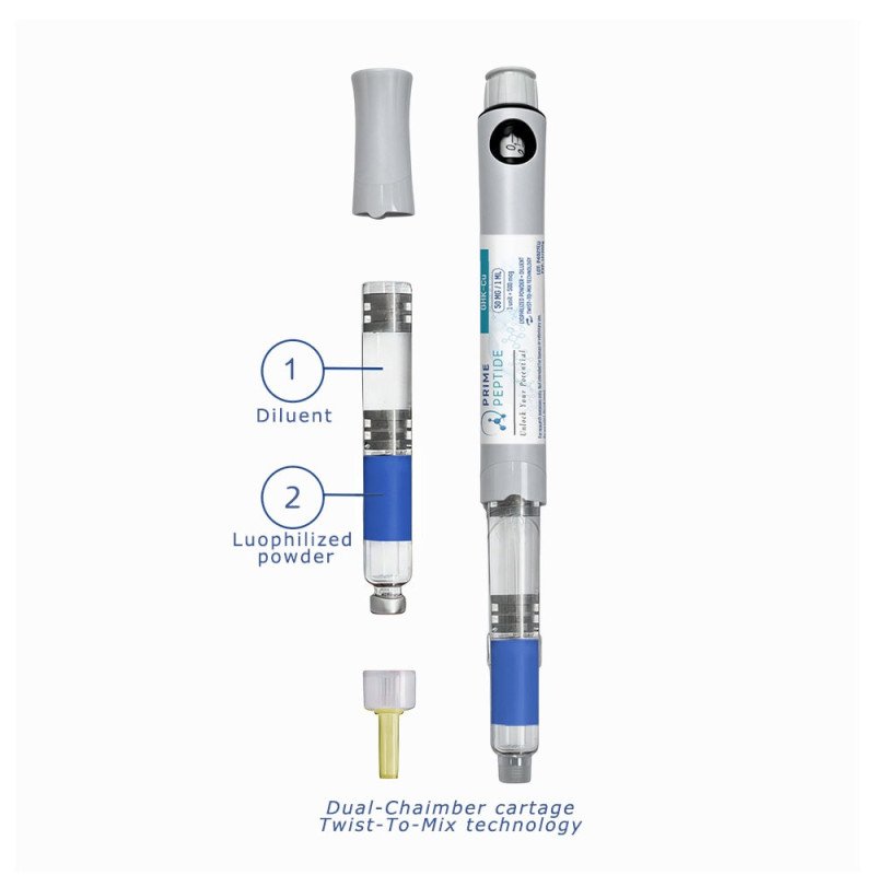 GHK-Cu - Skin Glow - Peptyd miedziany 50mg/1ml | Pen z podwójną komorą GHK-Cu - Skin Glow - Peptyd miedziany 50mg/1ml | Pen z podwójną komorą