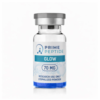 GLOW 70mg – Wzmocniona formuła regeneracyjna (BPC‑157 10 mg + GHK‑Cu 50 mg + TB-500 10 mg)